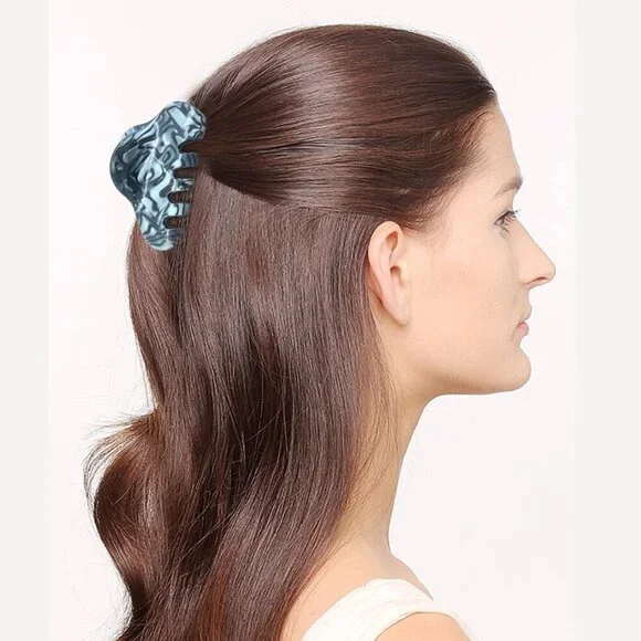 Tortoise Shell Hair Claw Clips, 2.4 Inch Medium Size Acrylic Hair Banana Barrett - Picture 5 of 6